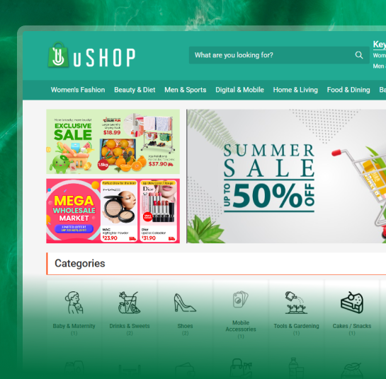 A blockchain‑enabled global eCommerce marketplace reimagining online shopping by integrating digital payments, vendor services, and crypto‑powered transactions for buyers and sellers worldwide.