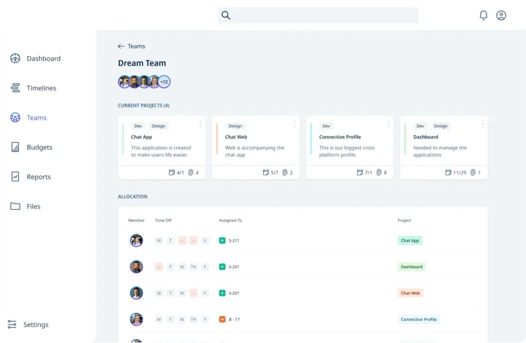 Each workspace behaves like its own instance with isolated data and settings. Great for B2B apps and client projects.