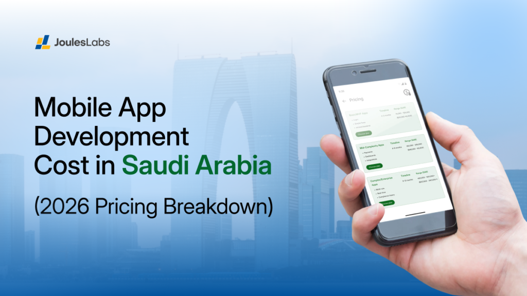 Mobile App Development Cost in Saudi Arabia (2026 Pricing Breakdown)